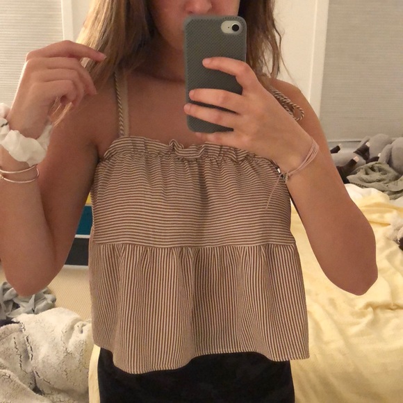 L.A. hearts flowy striped top with tie-straps - Picture 3 of 3